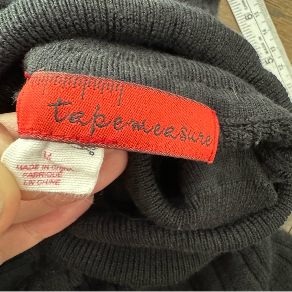 Tape Measure Turtle Neck Long Sleeve - Picture 6 of 11